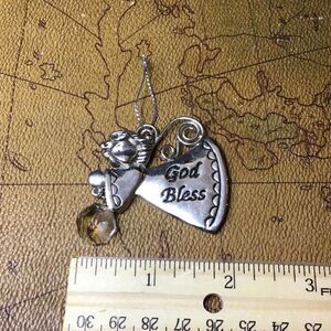 Ornament God Bless angel ornament